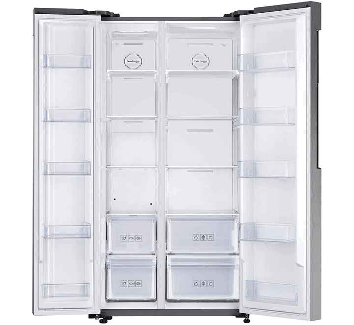 Samsung 674 L Frost Free Side-by-Side Refrigerator(RS62K60A7SL Stainless Steel)